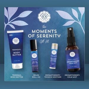 NWT Woolzies Moments of Serenity Gift Kit- 4 Piece Body Care Set